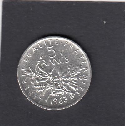 Beschrijving: 5 Francs  